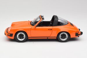 Porsche 911 930 Carrera 3.2 Targa Laranja Minichamps 1:18 100063064 Metal - imagem 4 de 8