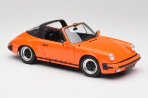 Porsche 911 930 Carrera 3.2 Targa Laranja Minichamps 1:18 100063064 Metal - imagem 6 de 8