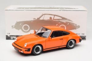 Porsche 911 930 Carrera 3.2 Signal Orange Minichamps 1:18 100063025 Metal - imagem 8 de 8