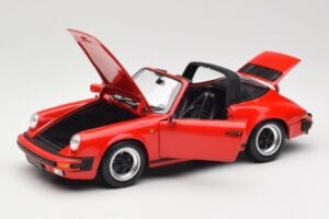 Porsche 911 930 Carrera Targa 3.2 Guards Red Minichamps 1:18 100063061 Metal - imagem 2 de 9
