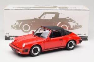 Porsche 911 930 Carrera Targa 3.2 Guards Red Minichamps 1:18 100063061 Metal - imagem 9 de 9