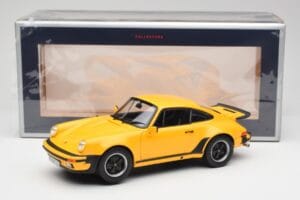 Porsche 911 930 Turbo 3.0 Amarelo Norev 1:18 187579 Metal - imagem 8 de 8