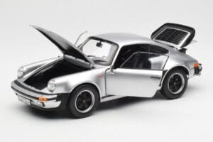 Porsche 911 930 Turbo 3.3 Prata Norev 1:18 187574 Metal - imagem 2 de 8