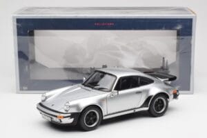 Porsche 911 930 Turbo 3.3 Prata Norev 1:18 187574 Metal - imagem 8 de 8