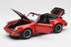 Porsche 911 930 Turbo Cabriolet Vermelho Norev 1:18 187664 Metal - imagem 2 de 8