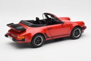 Porsche 911 930 Turbo Cabriolet Vermelho Norev 1:18 187664 Metal - imagem 3 de 8