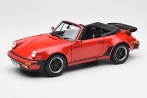 Porsche 911 930 Turbo Cabriolet Vermelho Norev 1:18 187664 Metal