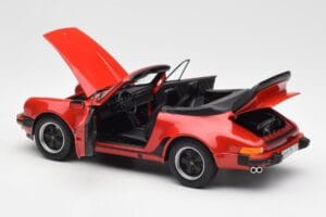 Porsche 911 930 Turbo Cabriolet Vermelho Norev 1:18 187664 Metal - imagem 5 de 8