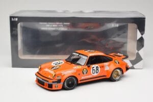 Porsche 911 934 Jagermeister #68 C. Poulain / D. Feitler 24 Hours of Le Mans 1978 Minichamps 1:18 155786468 Metal - imagem 6 de 6