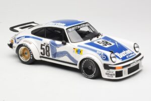 Porsche 911 934 #58 B. Wollek / P. Gurdjian Kremer Racing Winners Group 4 24 Hours of Le Mans 1977 Minichamps 1:18 155776458  - imagem 4 de 6