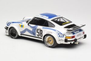 Porsche 911 934 #58 B. Wollek / P. Gurdjian Kremer Racing Winners Group 4 24 Hours of Le Mans 1977 Minichamps 1:18 155776458  - imagem 5 de 6