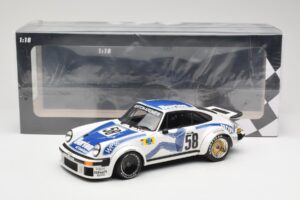 Porsche 911 934 #58 B. Wollek / P. Gurdjian Kremer Racing Winners Group 4 24 Hours of Le Mans 1977 Minichamps 1:18 155776458  - imagem 6 de 6