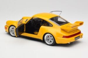 Porsche 911 964 3.8 RS Speed Yellow Solido 1:18 S1803401 Metal - imagem 4 de 7