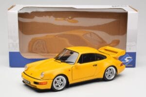 Porsche 911 964 3.8 RS Speed Yellow Solido 1:18 S1803401 Metal - imagem 7 de 7