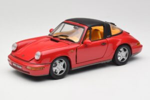 Porsche 911 964 Carrera 2 Targa Vermelho Anson 1:18 30305-W Metal