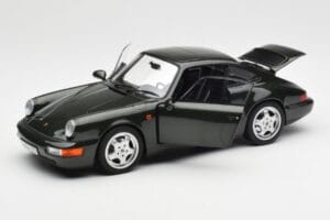 Porsche 911 964 Carrera 4 Verde Metálico Norev 1:18 187321 Metal - imagem 2 de 8
