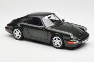 Porsche 911 964 Carrera 4 Verde Metálico Norev 1:18 187321 Metal - imagem 6 de 8