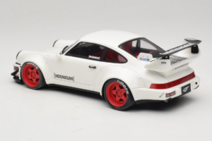 Porsche 911 964 RWB Hoonigan Branco GT Spirit 1:18 GT732 Resina - imagem 5 de 6