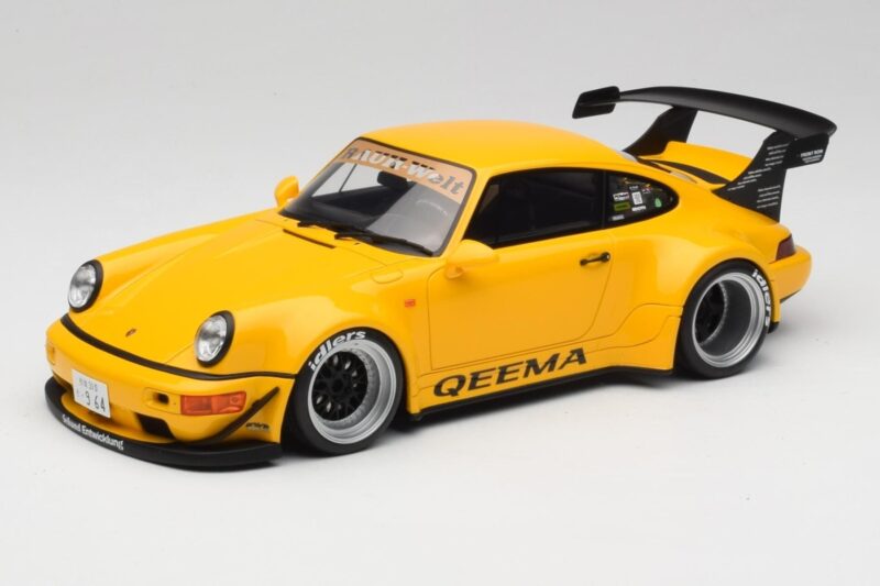 Porsche 911 964 RWB Keema Yellow GT Spirit 1:18 GT492 Resina