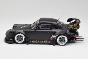 Porsche 911 964 RWB Stella Artois Bumper Delete GT Spirit 1:18 GT918 Resina - imagem 3 de 6