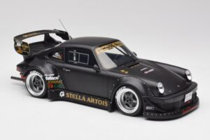 Porsche 911 964 RWB Stella Artois Bumper Delete GT Spirit 1:18 GT918 Resina - imagem 4 de 6