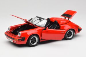 Porsche 911 964 Speedster Vermelho Maisto 1:18 37800-M2 Metal - imagem 2 de 8