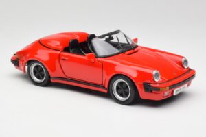 Porsche 911 964 Speedster Vermelho Maisto 1:18 37800-M2 Metal - imagem 6 de 8