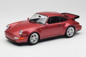 Porsche 911 964 Turbo Vermelho Minichamps 1:18 155069102 Metal