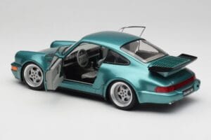 Porsche 911 964 Turbo Wimbledon Green Metallic Solido 1:18 S1803407 Metal - imagem 5 de 8