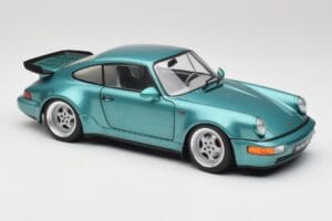 Porsche 911 964 Turbo Wimbledon Green Metallic Solido 1:18 S1803407 Metal - imagem 6 de 8