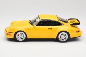 Porsche 911 964 Turbo Amarelo Minichamps 1:18 155069100 Metal - imagem 3 de 6