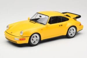 Porsche 911 964 Turbo Amarelo Minichamps 1:18 155069100 Metal