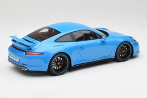 Porsche 911 991 Carrera 4S Aerokit Azul GT Spirit 1:18 GT085 Resina - imagem 2 de 6