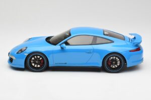 Porsche 911 991 Carrera 4S Aerokit Azul GT Spirit 1:18 GT085 Resina - imagem 3 de 6
