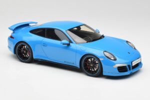 Porsche 911 991 Carrera 4S Aerokit Azul GT Spirit 1:18 GT085 Resina - imagem 4 de 6
