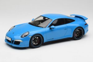 Porsche 911 991 Carrera 4S Aerokit Azul GT Spirit 1:18 GT085 Resina