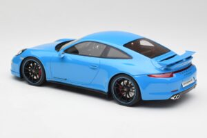 Porsche 911 991 Carrera 4S Aerokit Azul GT Spirit 1:18 GT085 Resina - imagem 5 de 6