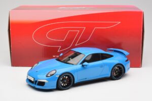 Porsche 911 991 Carrera 4S Aerokit Azul GT Spirit 1:18 GT085 Resina - imagem 6 de 6