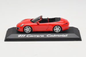 Porsche 911 991 Carrera Cabriolet Vermelho Minichamps 1:43 WAP0200120C Metal