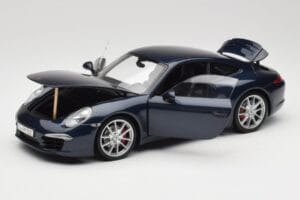 Porsche 911 991 Carrera S Blue Metallic Minichamps 1:18 WAP0210200C Metal - imagem 2 de 8