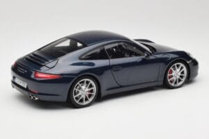 Porsche 911 991 Carrera S Blue Metallic Minichamps 1:18 WAP0210200C Metal - imagem 3 de 8