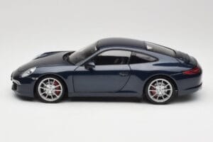 Porsche 911 991 Carrera S Blue Metallic Minichamps 1:18 WAP0210200C Metal - imagem 4 de 8