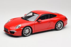 Porsche 911 991 Carrera S Guards Vermelho Minichamps 1:18 100061020 Metal