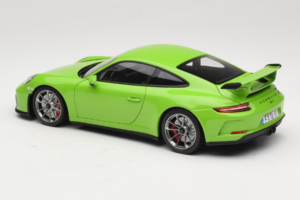 Porsche 911 991 GT3 Verde Shmee150 Minichamps 1:18 110067025 Metal - imagem 7 de 8