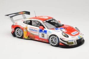 Porsche 911 991.1 GT3 R #3 Frikadelli Racing N. Siedler / K. Abbelen / S. Schmitz 24 Hours of Nurburgring 2016 Minichamps 1:1 - imagem 4 de 6