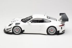 Porsche 911 991.1 GT3 R Branco Com Jantes Prateadas Minichamps 1:18 153166000 Metal - imagem 3 de 6