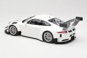 Porsche 911 991.1 GT3 R Branco Com Jantes Prateadas Minichamps 1:18 153166000 Metal - imagem 5 de 6