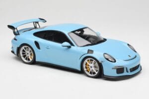 Porsche 911 991.1 GT3 RS Azul Jantes Mate Minichamps 1:18 153066235 Metal - imagem 4 de 6