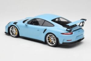 Porsche 911 991.1 GT3 RS Azul Jantes Mate Minichamps 1:18 153066235 Metal - imagem 5 de 6