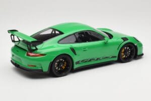 Porsche 911 991.1 GT3 RS Verde Jantes Pretas Minichamps 1:18 153066228 Metal - imagem 2 de 6